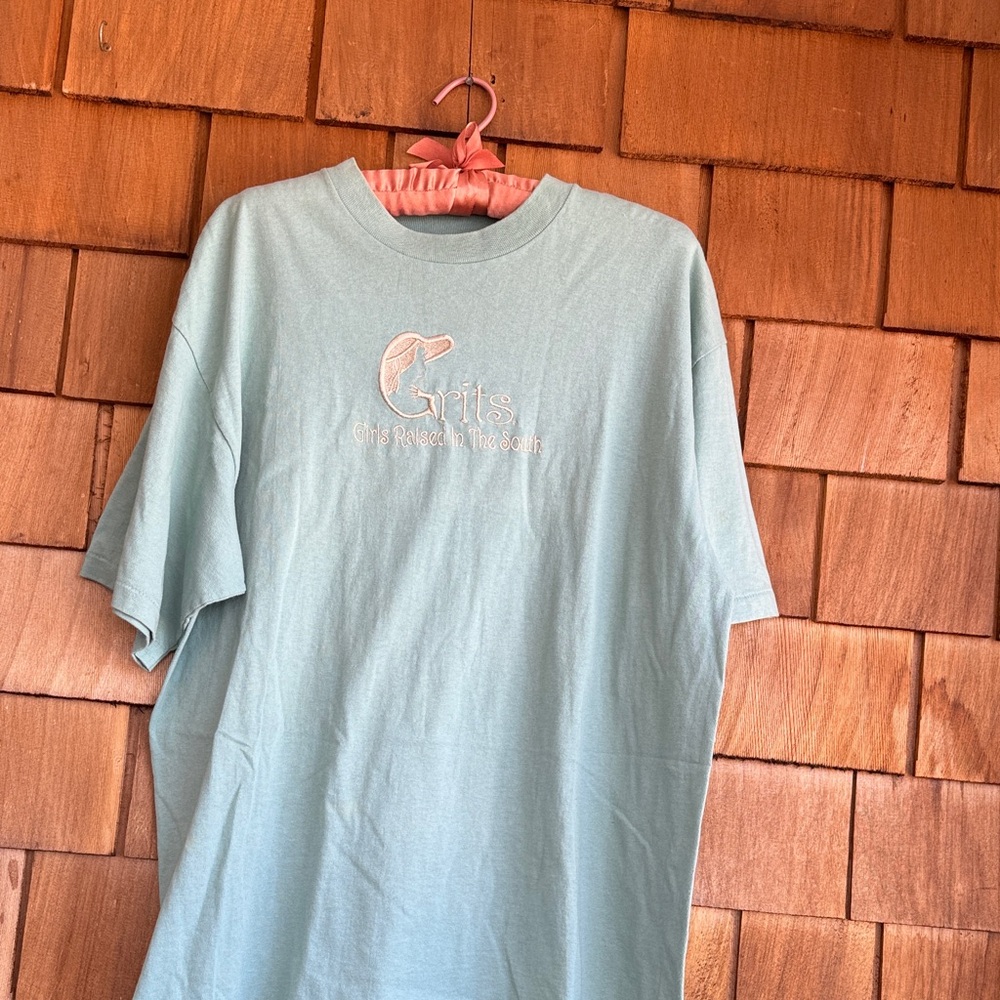 Men's Mint Green Short-Sleeve Logo Tee